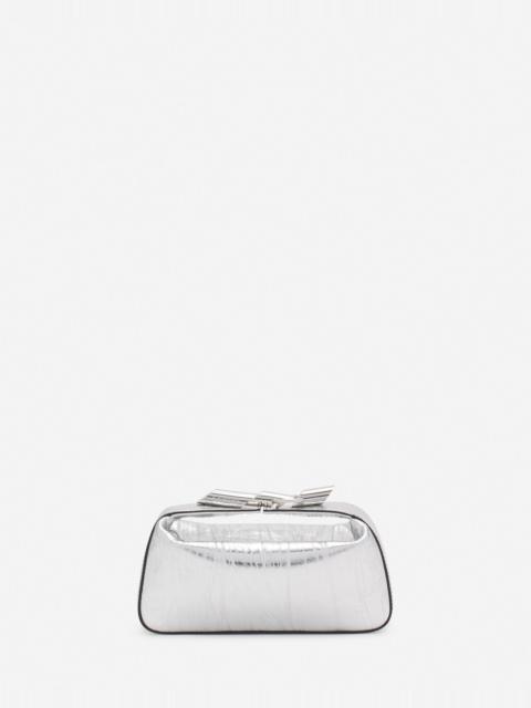 Lanvin HAUTE SÉQUENCE CLUTCH BAG IN METALLIC LEATHER