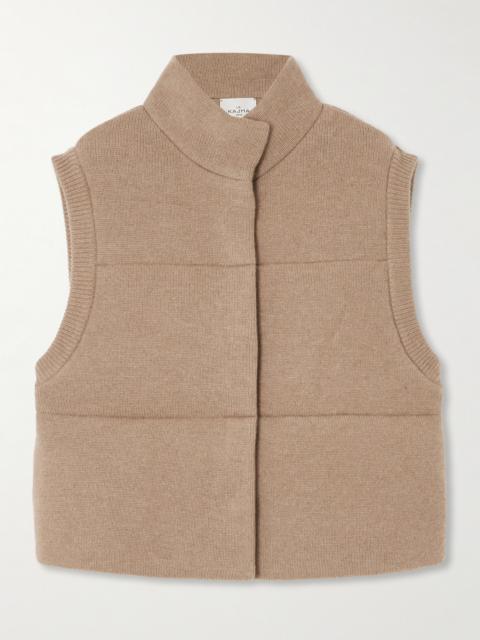 LE KASHA Montana Quilted Organic Cashmere Vest