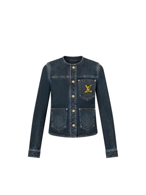 Louis Vuitton Nautical LV Patch Denim Jacket