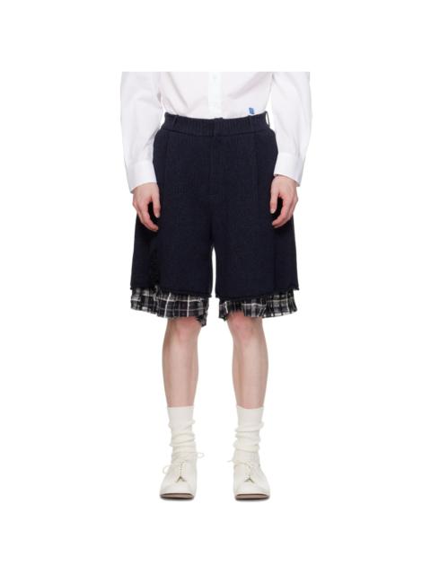 ADER error Navy Varto Shorts
