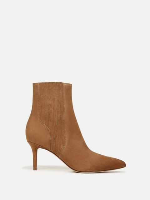 LISA SUEDE MID-HEEL BOOTIE