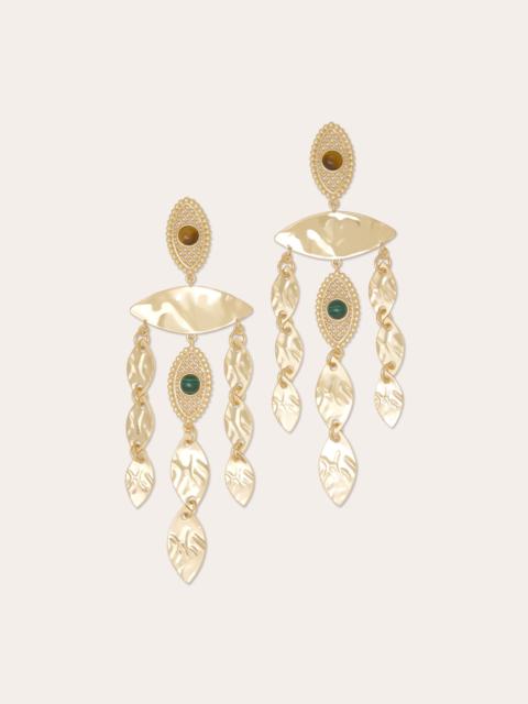 RAMY BROOK Cleo Chandelier Gemstone Earrings