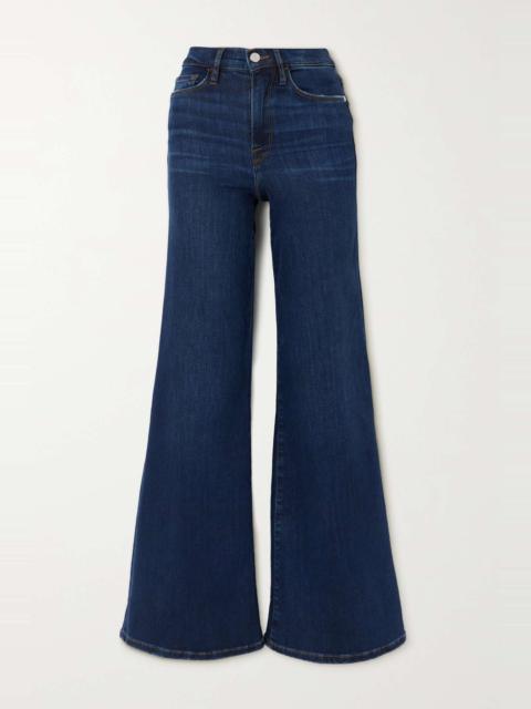 Le Palazzo high-rise wide-leg jeans