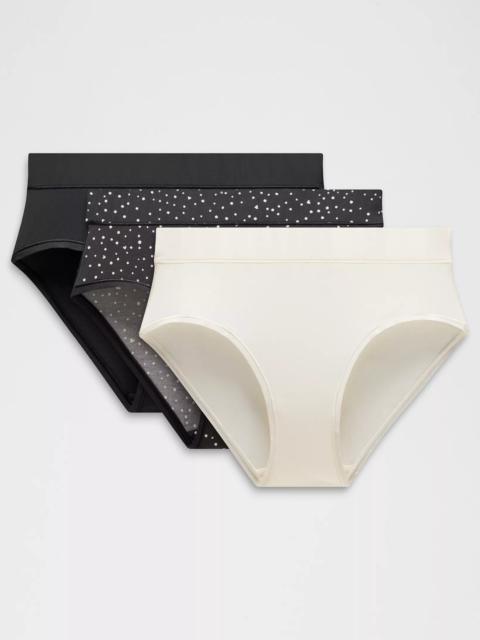 lululemon UnderEase High-Rise Bikini Underwear *3 Pack