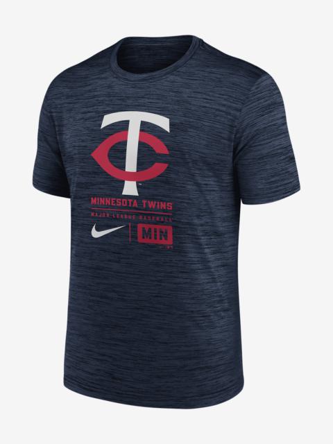 Minnesota Twins Large Logo Velocity Nike Men's MLB T-Shirt