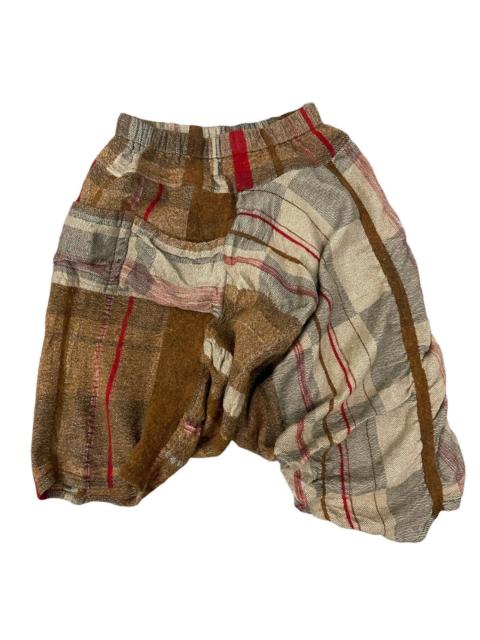 Other brands Japanese Brand - Tamaki niime asymmetrical wool&cotton blend harem pant