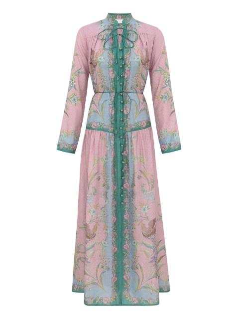 Zimmermann INDRA LONG SLEEVE MAXI DRESS