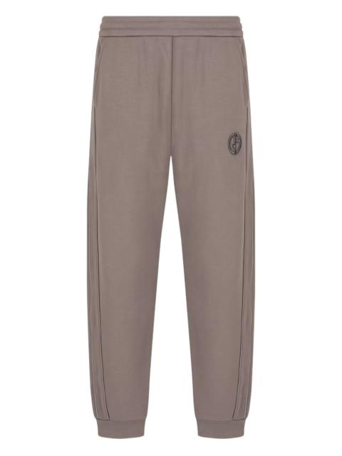 GIORGIO ARMANI logo-embroidered side-stripe track pants