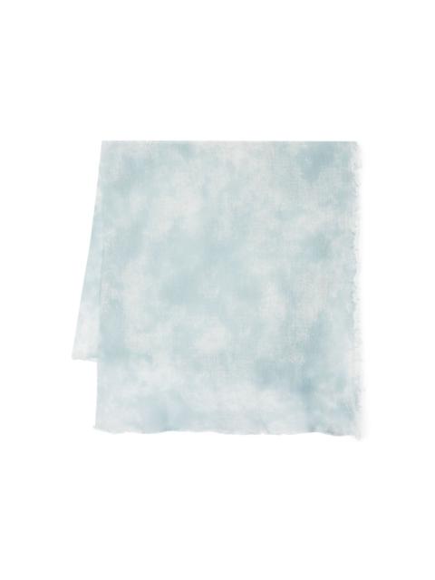 Avant Toi distressed-effect cashmere scarf