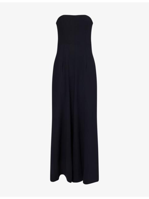 TWP Jade Strapless Wool Jumpsuit