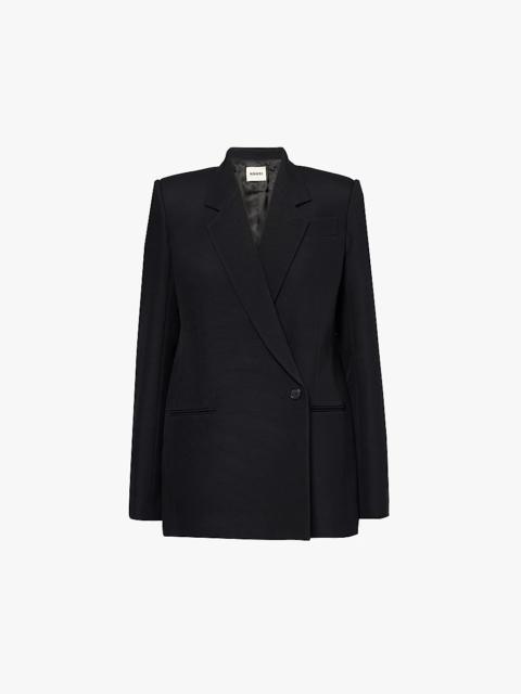 【関税込み】KHAITE WILLOW BLAZER KHAITE Willow double-breasted mikado blazer | NET-A-PORTER