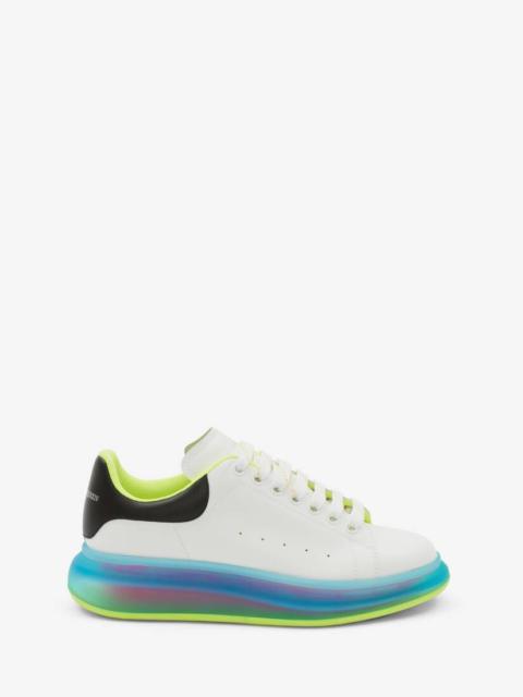 Oversized Sneaker in White/multicolor