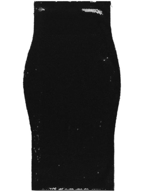 ALEXANDRE VAUTHIER sequin-embellished midi skirt