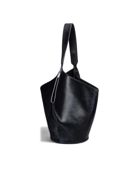 KHAITE chain-detail leather tote bag