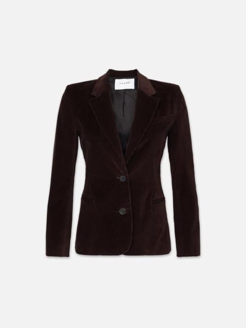 FRAME The Corduroy Femme Blazer in Espresso
