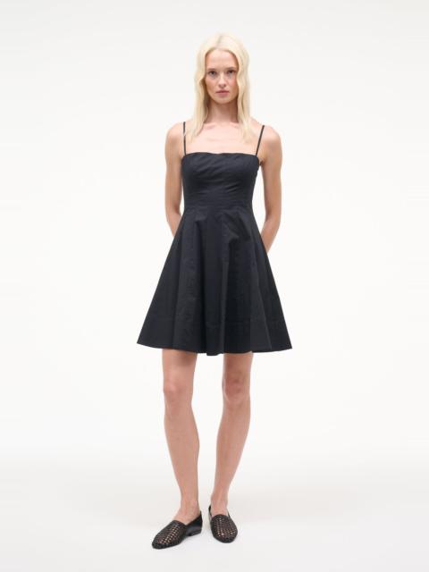STAUD STAUD WYLIE MINI DRESS BLACK