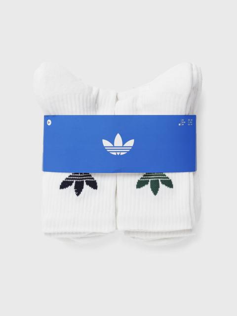 adidas TREFOIL CREW SOCK CUSHION 6 PAIR PACK