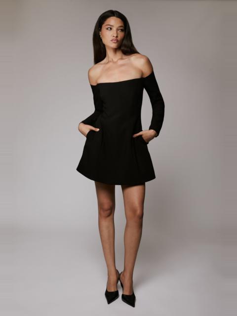 BARDOT Nadene Hourglass Mini Dress In Black