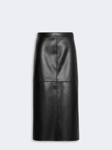 'S Max Mara AMACA Coated jersey pencil skirt - BLACK