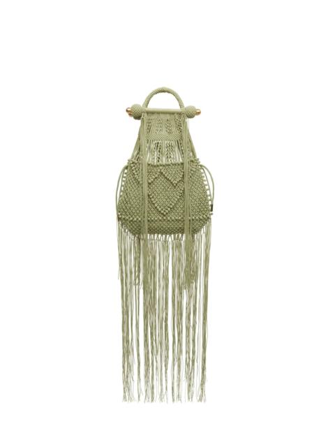 ALÉMAIS Macrame Fringe Bag