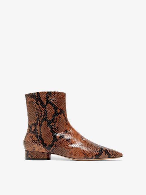 Maison Margiela Kiki python-effect ankle boots