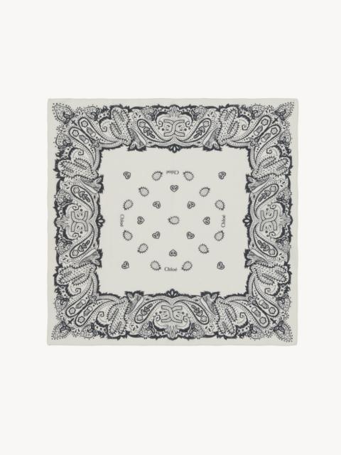 Chloé BANDANA PRINT SCARF