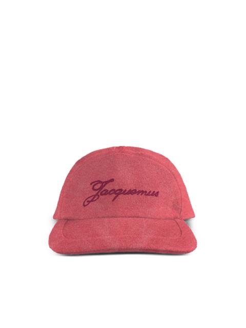 JACQUEMUS La Casquette logo-embroidery baseball cap