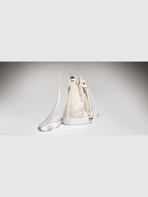 GUCCI Mini bucket bag with Gucci plaque