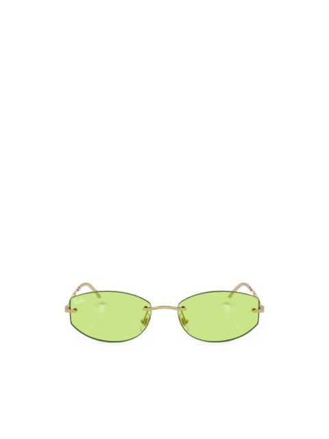 Ray-Ban rimless-frame sunglasses