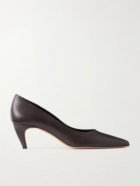 JUDE Blade 60 leather pumps Brown