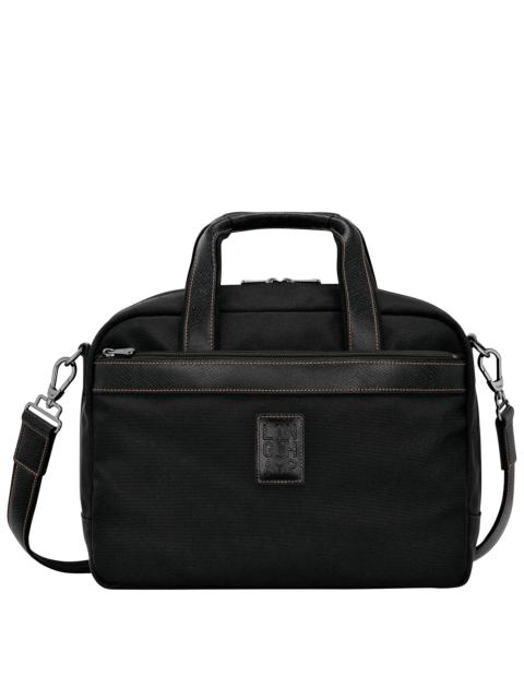 Longchamp Boxford S Travel bag Black - Recycled canvas