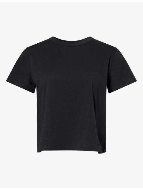 PAIGE Rhodes Cropped Cotton T-Shirt