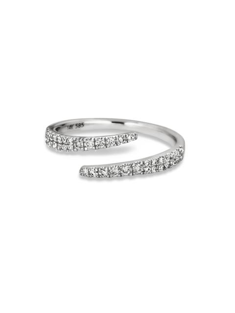 STONE AND STRAND Diamond Twirl Ring
