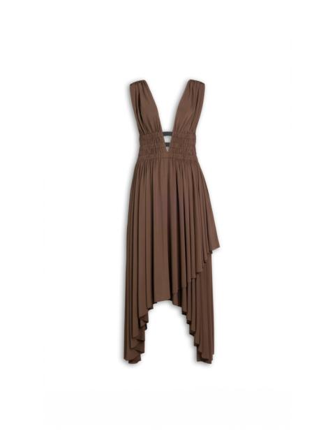 Alaïa DEESSE V-NECK DRESS