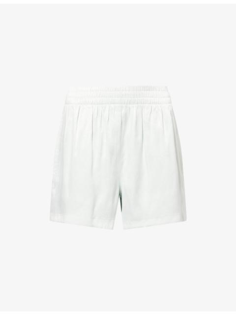 ANINE BING Kam High-Rise Woven Shorts