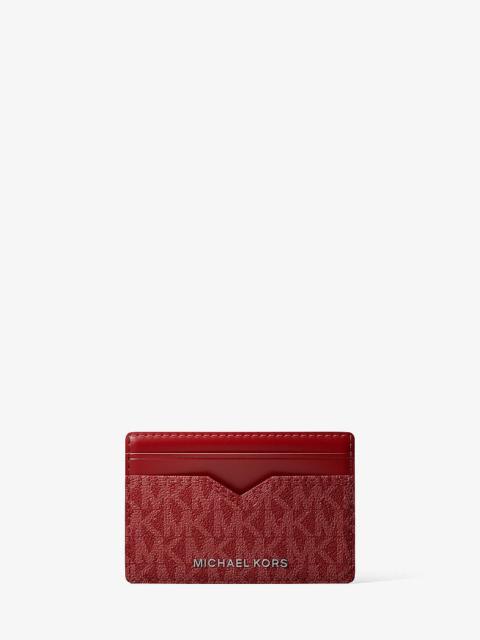 MICHAEL KORS Hudson Signature Logo Card Case