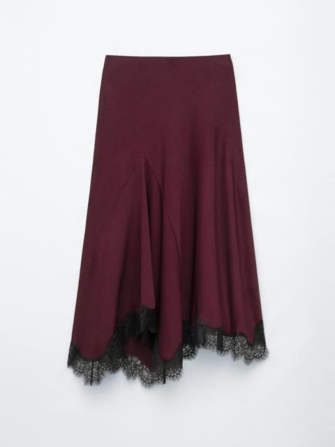 & Other Stories Lace-Detail Long Skirt
