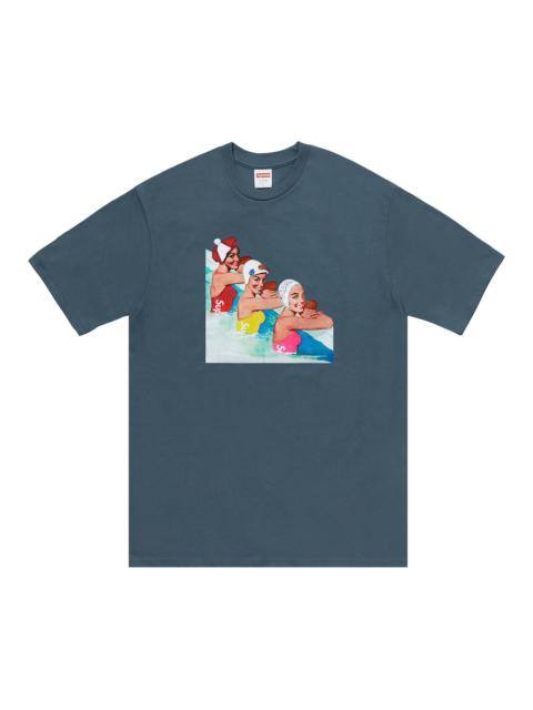 Supreme Swimmers Tee 'Dark Slate'