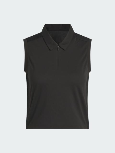 adidas BEYOND CROP TWISTKNIT POLO SHIRT