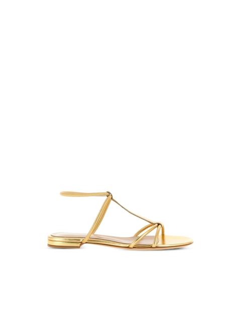Gianvito Rossi Lilo elastic leather sandals