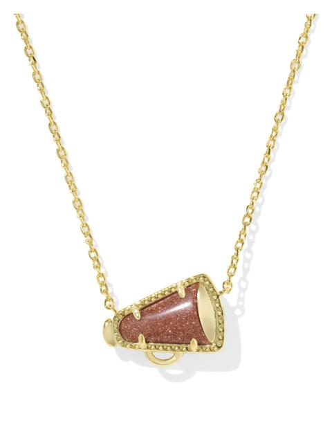 KENDRA SCOTT Cheer Gold Short Pendant Necklace