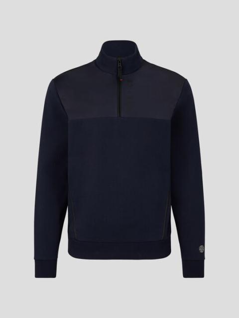 BOGNER Majan Half-zip sweatshirt in Dark blue