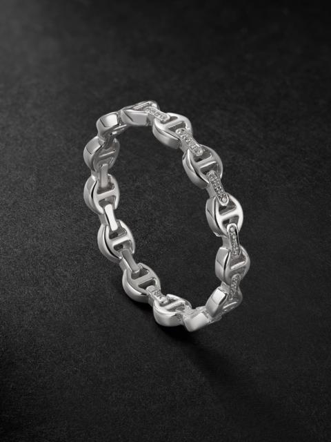 HOORSENBUHS® Micro Dame II 18-Karat White Gold Diamond Ring