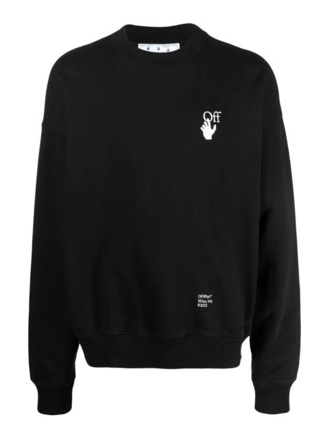 Off-White Caravaggio Arrow Skate Sweatshirt Black