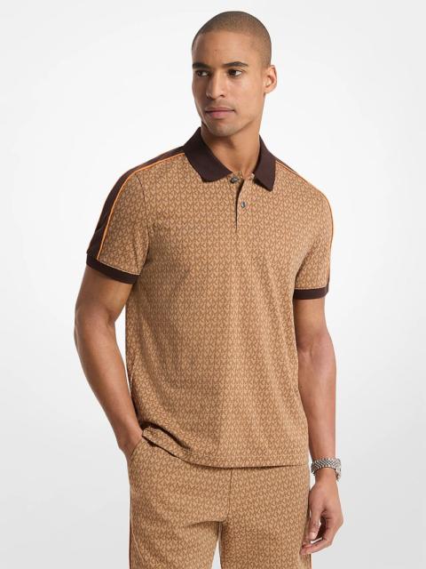 MICHAEL KORS Signature Logo Cotton Polo Shirt