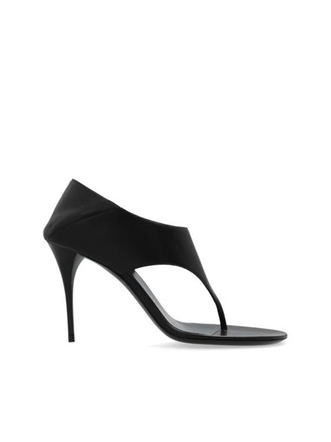 90mm leather sandals