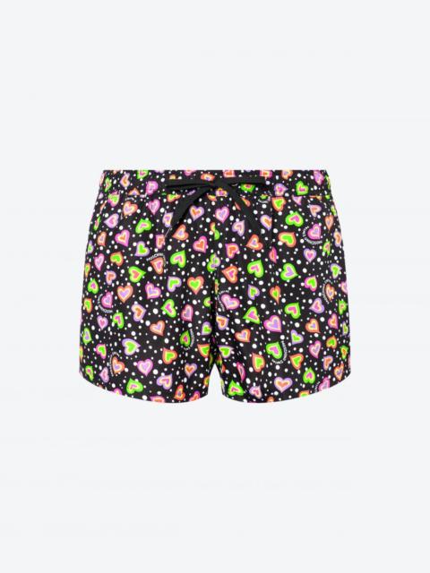 Moschino POLKA DOTS & HEARTS BEACH BOXER