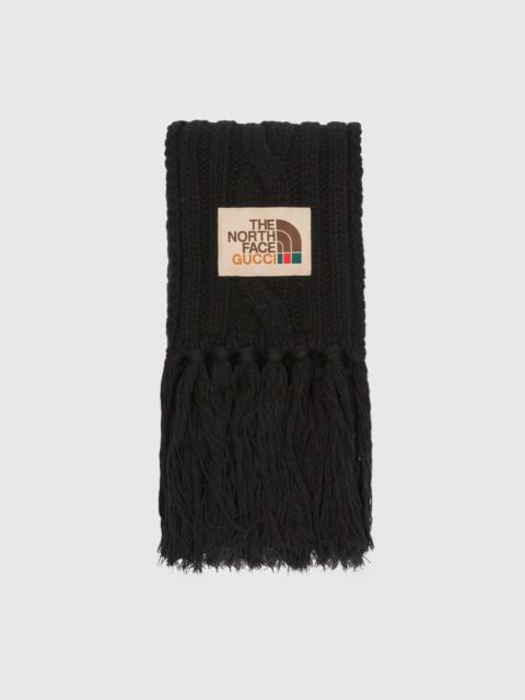 GUCCI The North Face x Gucci wool scarf