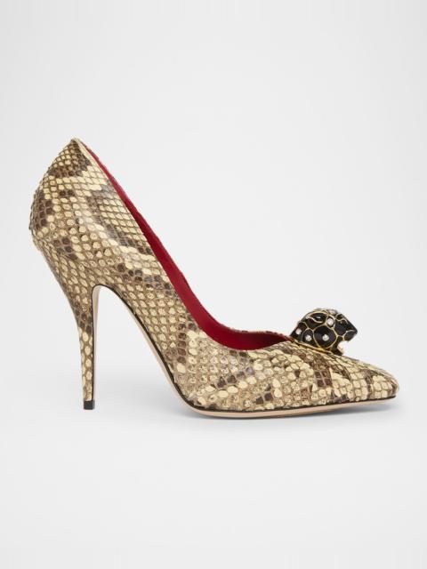 Valentino Pas de Chat Python Pumps