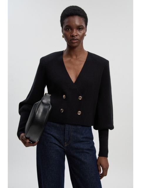 KAREN MILLEN Knitted Double Breasted Jacket
